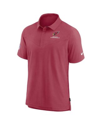 Men's Cardinal Arizona Cardinals Sideline Lockup Performance Polo
