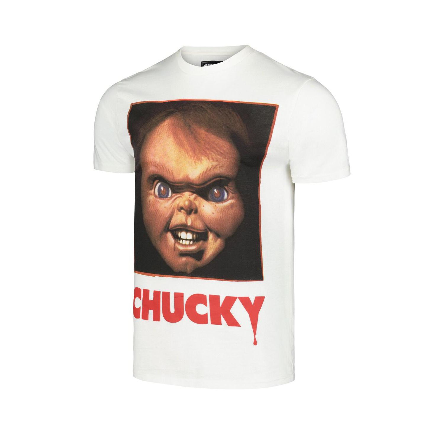 Men's and Women's White Chucky Doll T-Shirt