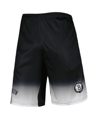 Men's Black Brooklyn Nets Fadeaway Shorts