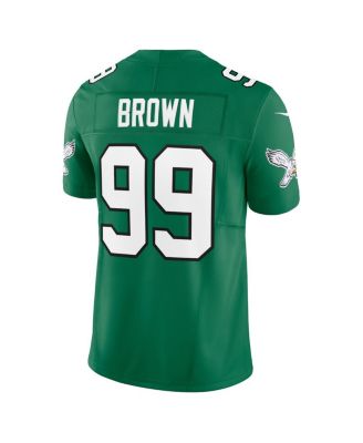 Men's Jerome Brown Kelly Green Philadelphia Eagles Alternate Vapor F.U.S.E. Limited Jersey