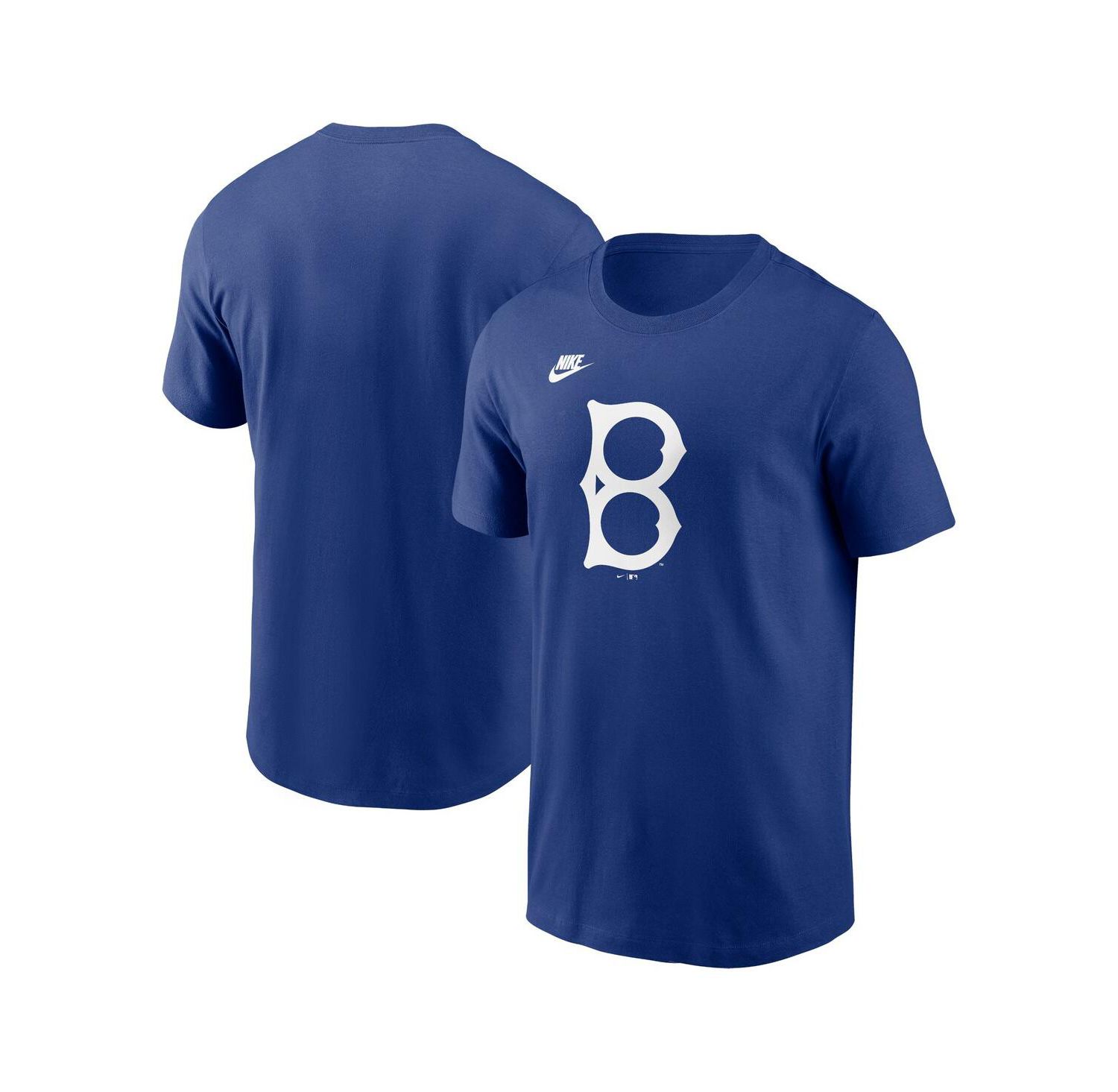 Men's Royal Brooklyn Dodgers Cooperstown Collection Team Logo T-Shirt