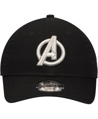 Preschool Black The Avengers 9TWENTY Adjustable Hat