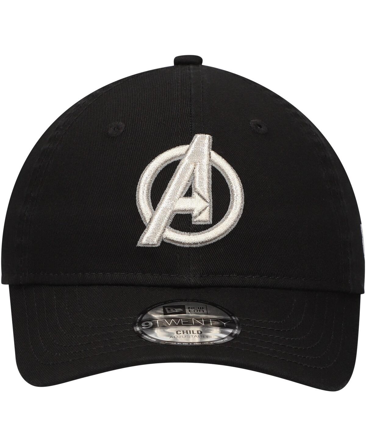 NEW ERA PRESCHOOL BLACK THE AVENGERS 9TWENTY ADJUSTABLE HAT 