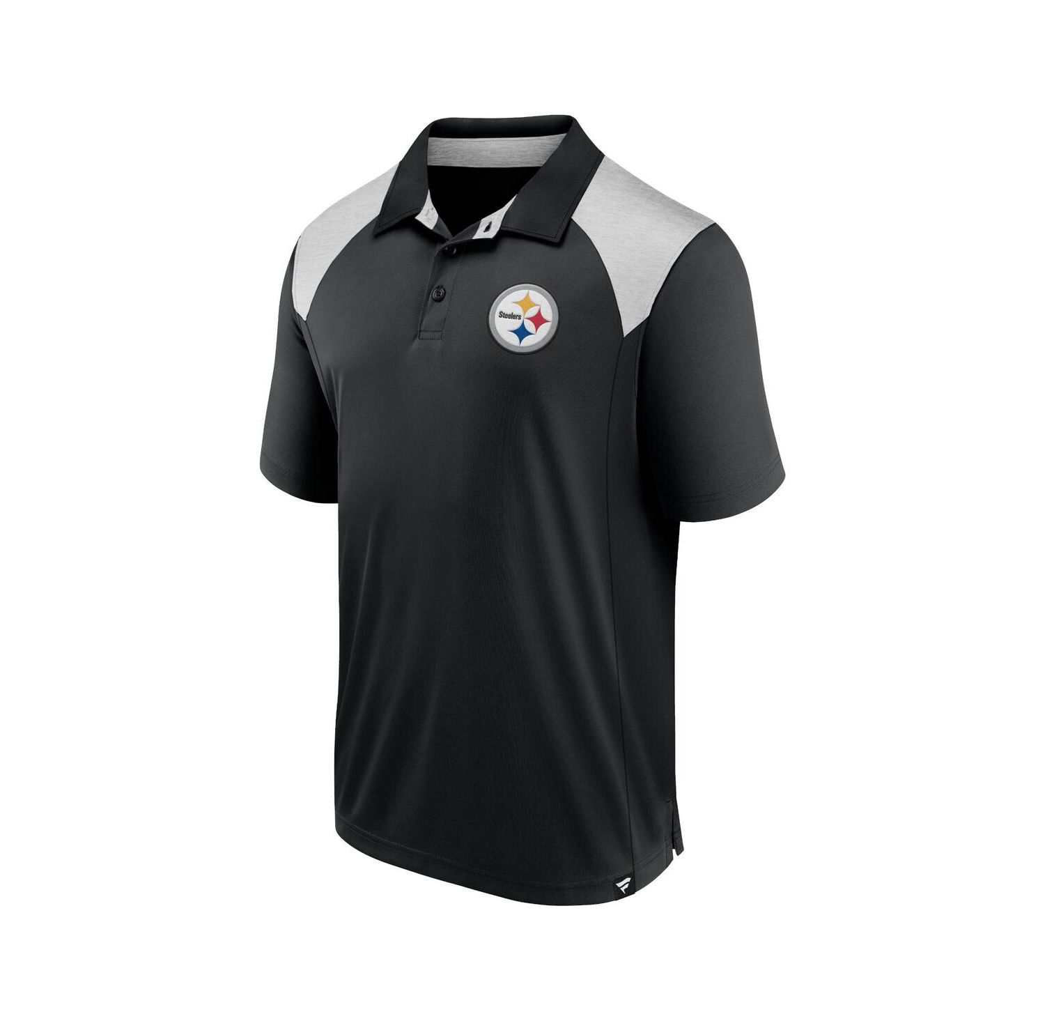 Men's Black Pittsburgh Steelers Primary Polo