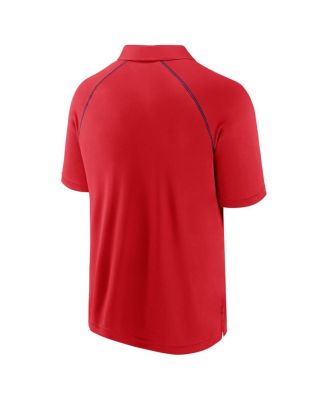 Men's Red St. Louis Cardinals Strong Alone Raglan Polo