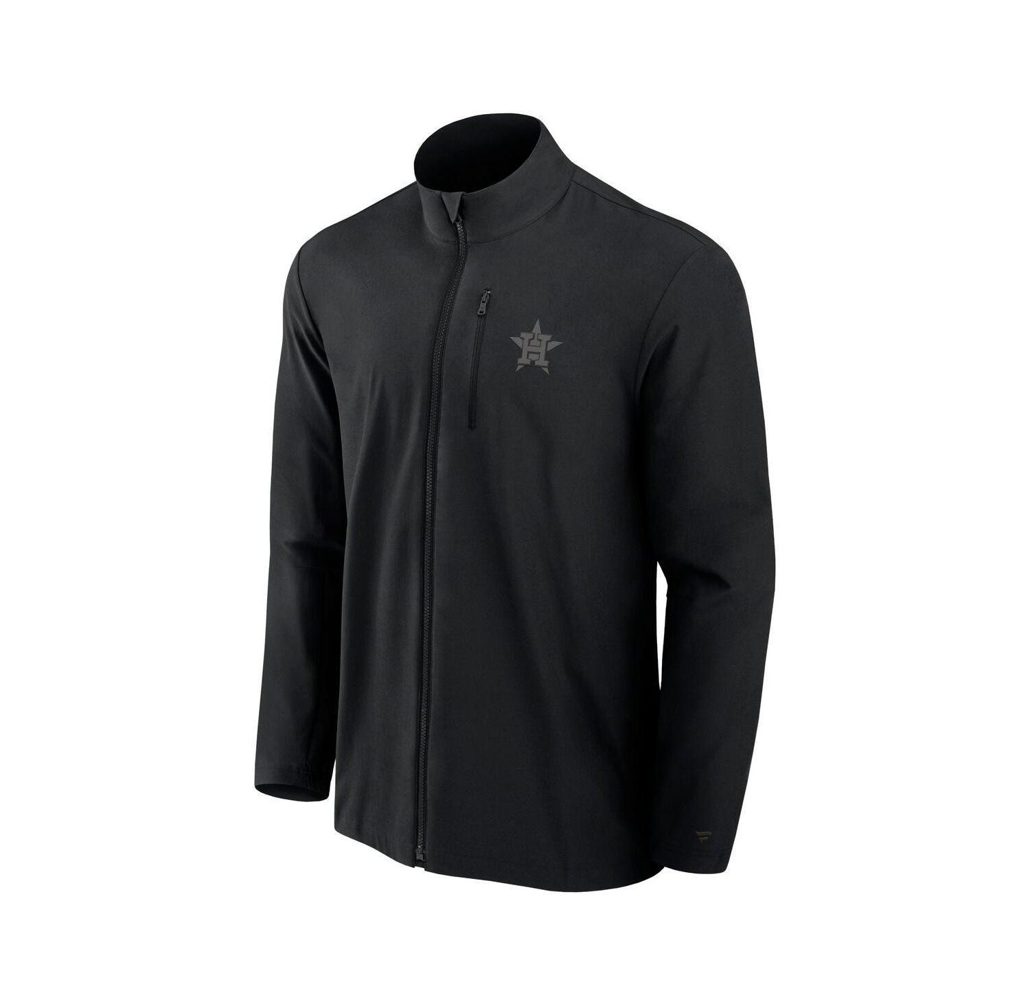 Men's Black Houston Astros Front Office Woven Full-Zip Jacket