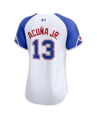 Women's Ronald Acu&ntilde;a Jr. White Atlanta Braves City Connect Limited Player Jersey