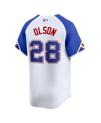 Men's Matt Olson White Atlanta Braves City Connect Limited Player Jersey