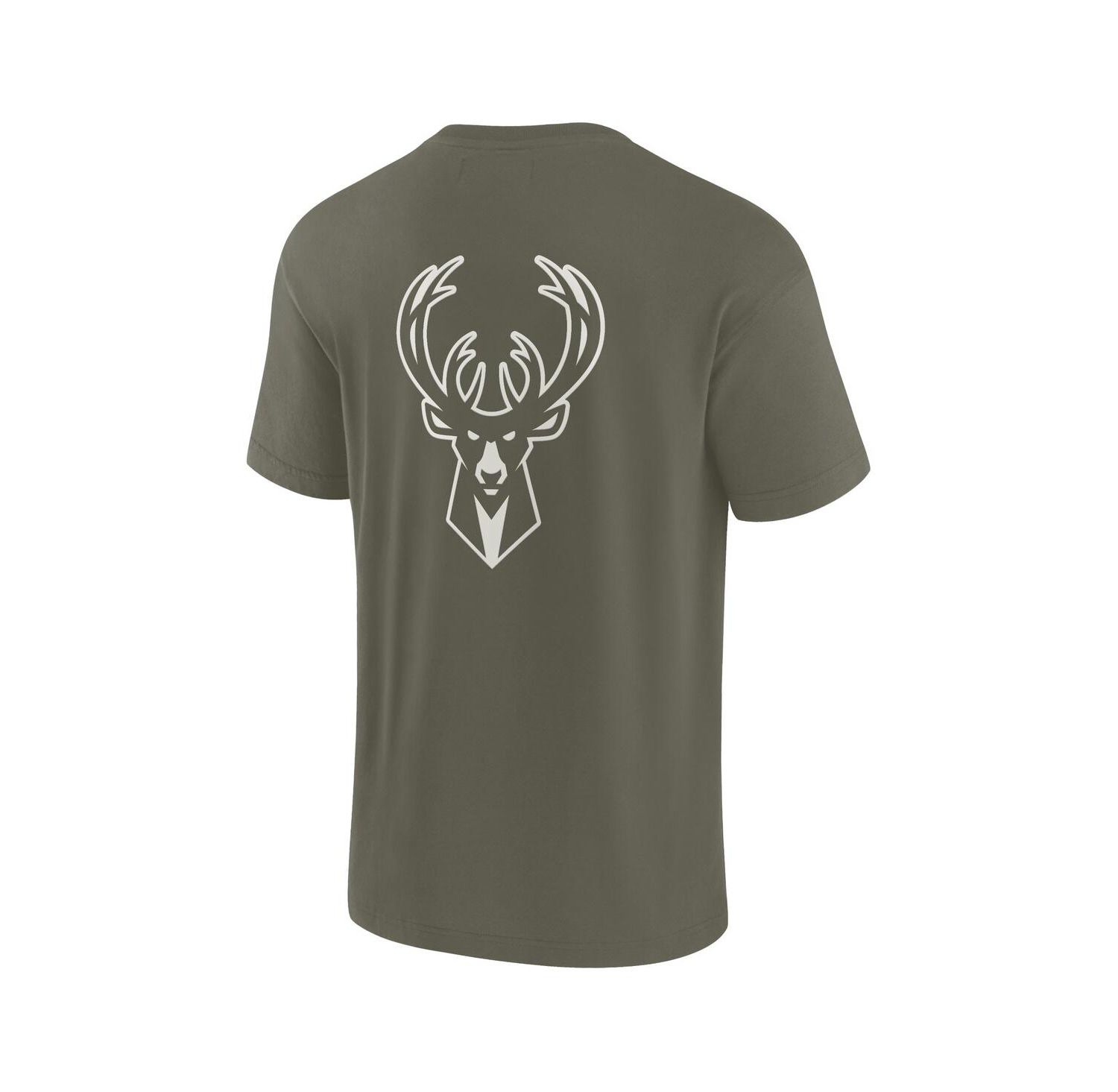 Men's and Women's Olive Milwaukee Bucks Elements Super Soft Short Sleeve T-Shirt
