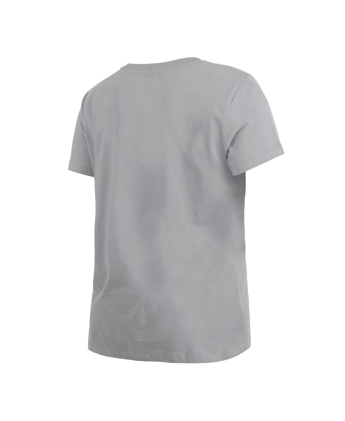 NEW ERA WOMEN'S GRAY DALLAS MAVERICKS 2023/24 CITY EDITION T-SHIRT 