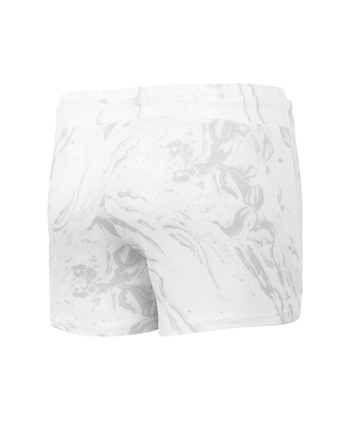 Shop Concepts Sport Women's White Miami Heat Quartz Tank Top Shorts Set In White Gray