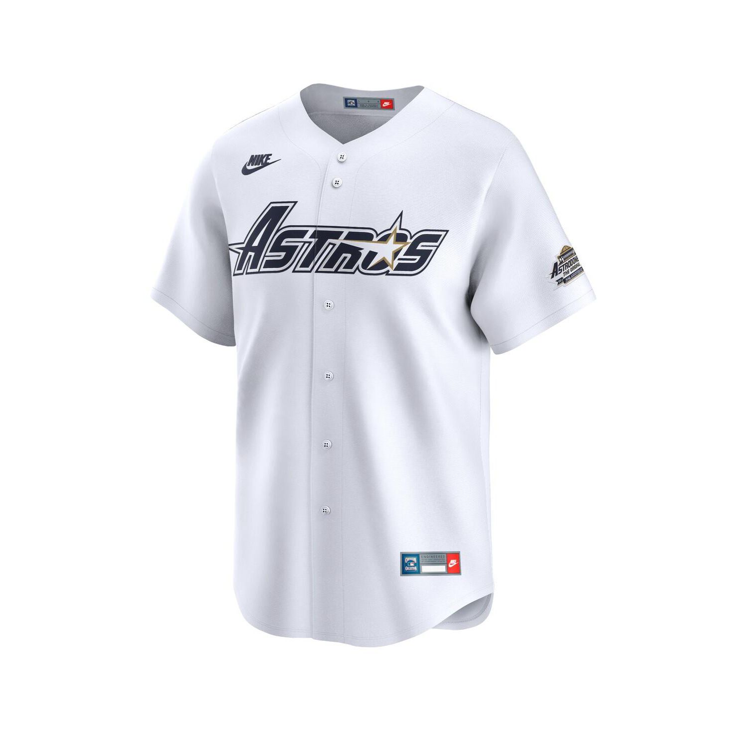 Men's Craig Biggio White Houston Astros Throwback Cooperstown Collection Limited Jersey