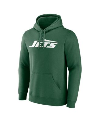 Men's Green New York Jets Primary Logo Pullover Hoodie