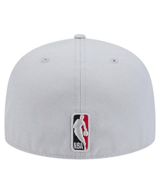 Men's Gray Atlanta Hawks Active Color Camo Visor 59FIFTY Fitted Hat