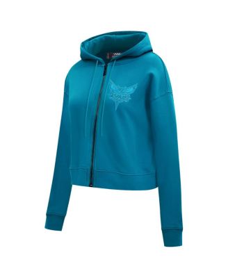Women's Teal Charlotte Hornets Triple Tonal Full-Zip Hoodie