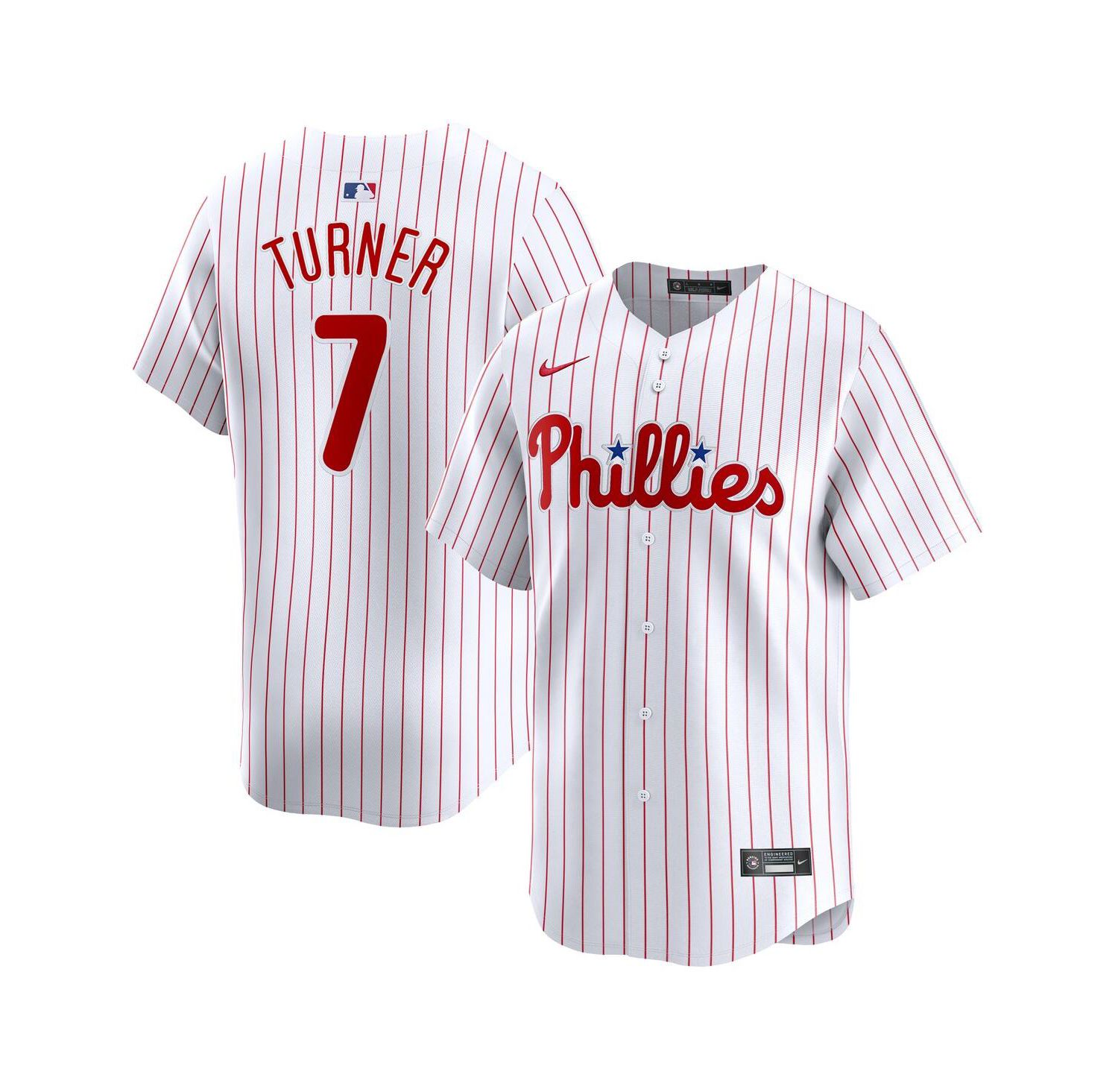 Big Boys and Girls Trea Turner White Philadelphia Phillies Home Limited Player Jersey