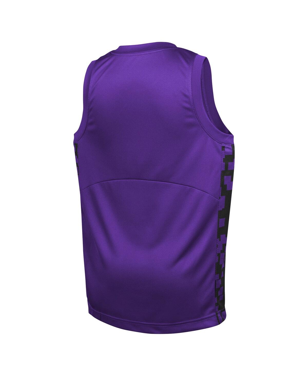 Nike Big Boys and GirlsLos Angeles Lakers Courtside Starting Five Team Jersey - Purple