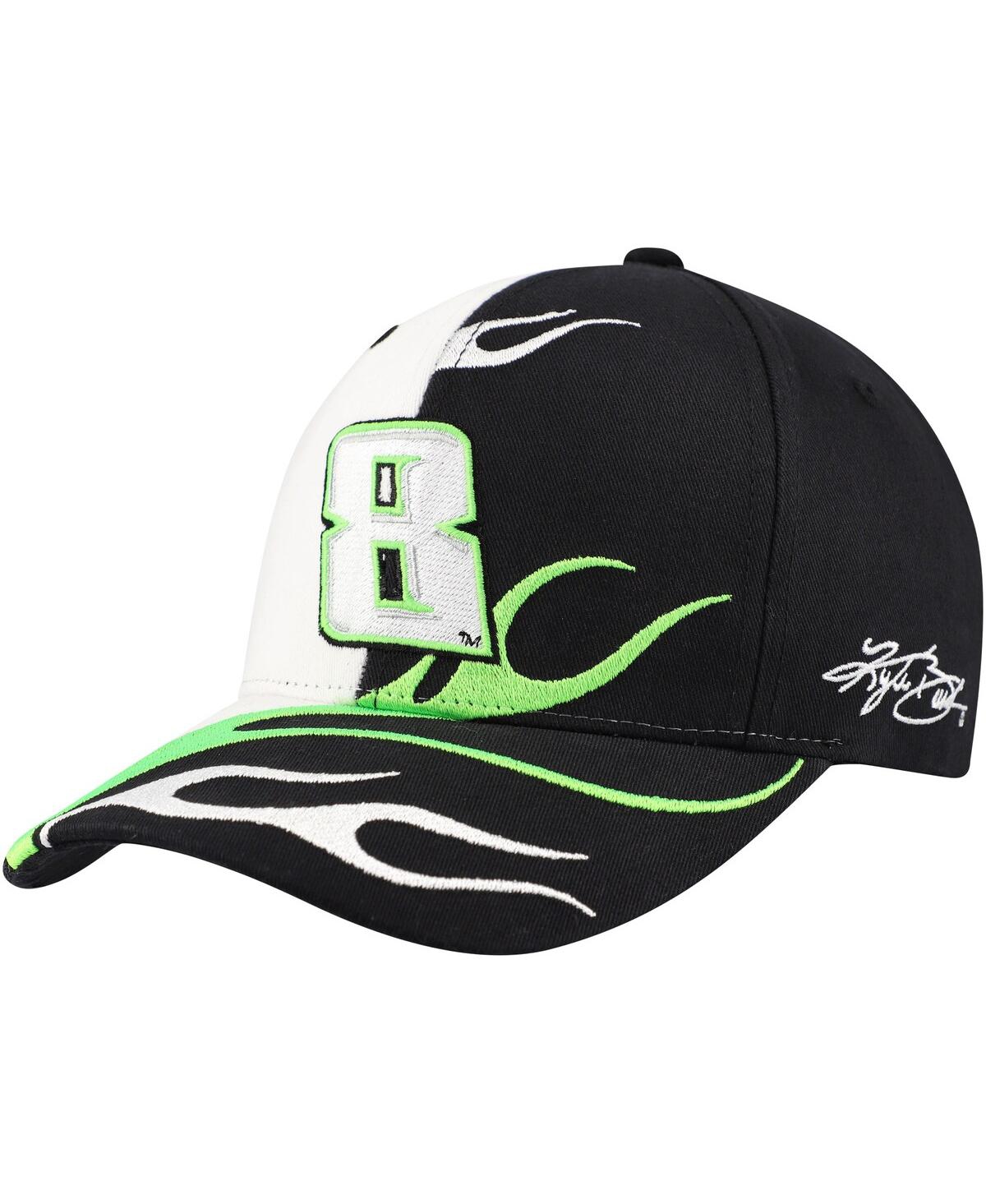 Richard Childress Racing Team Collection Men's Black Kyle Busch Flame Adjustable Hat