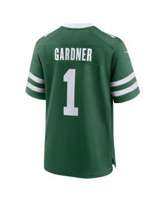 Men's Ahmad Sauce Gardner Legacy Green New York Jets Game Jersey