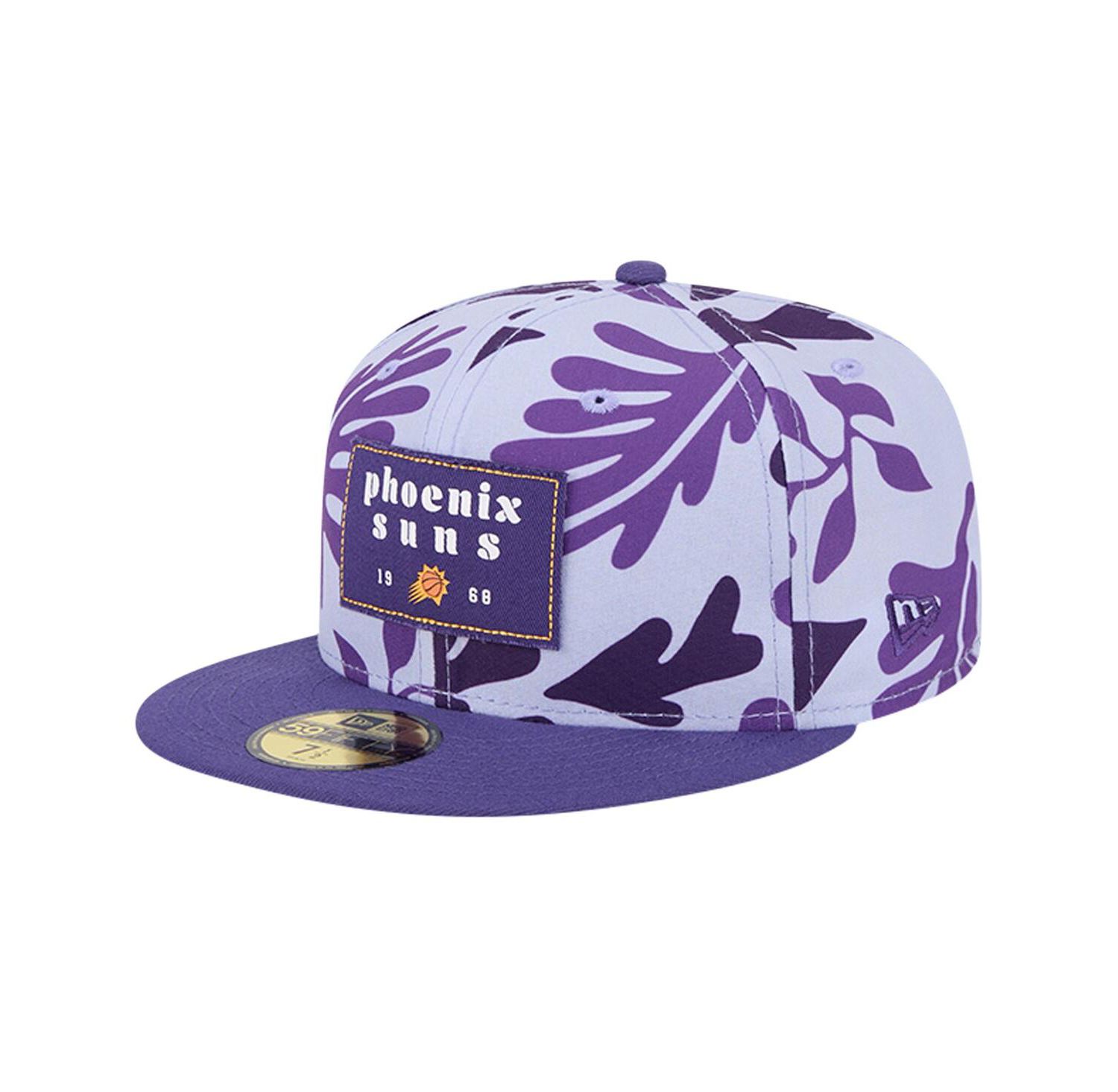 Men's Purple Phoenix Suns Palm Fronds 2-Tone 59FIFTY Fitted Hat