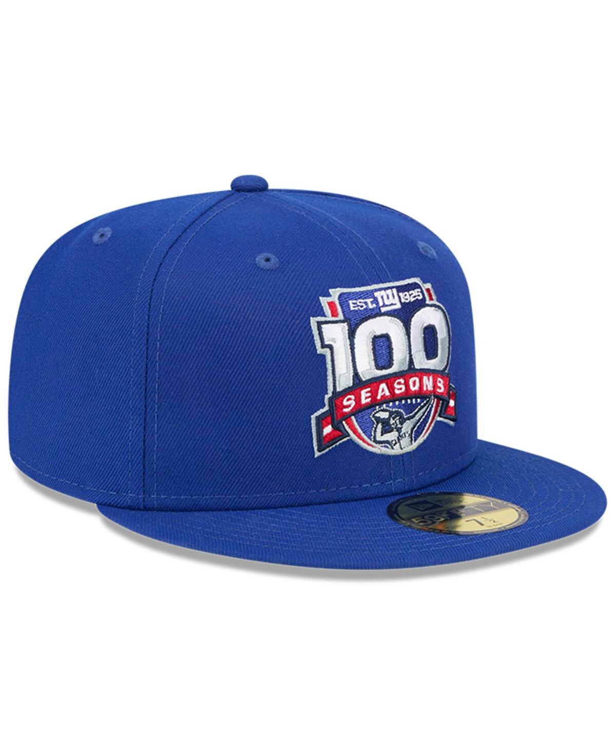 New Era Men'sNew York Giants 100th Season 59FIFTY Fitted Hat - Royal