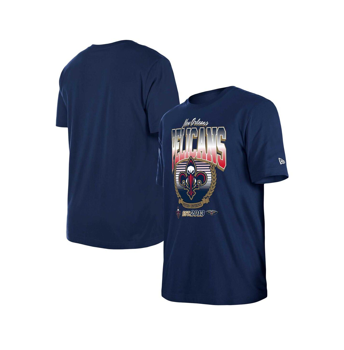 Футболка New Era Navy New Orleans Pelicans Summer Classics — фото 1
