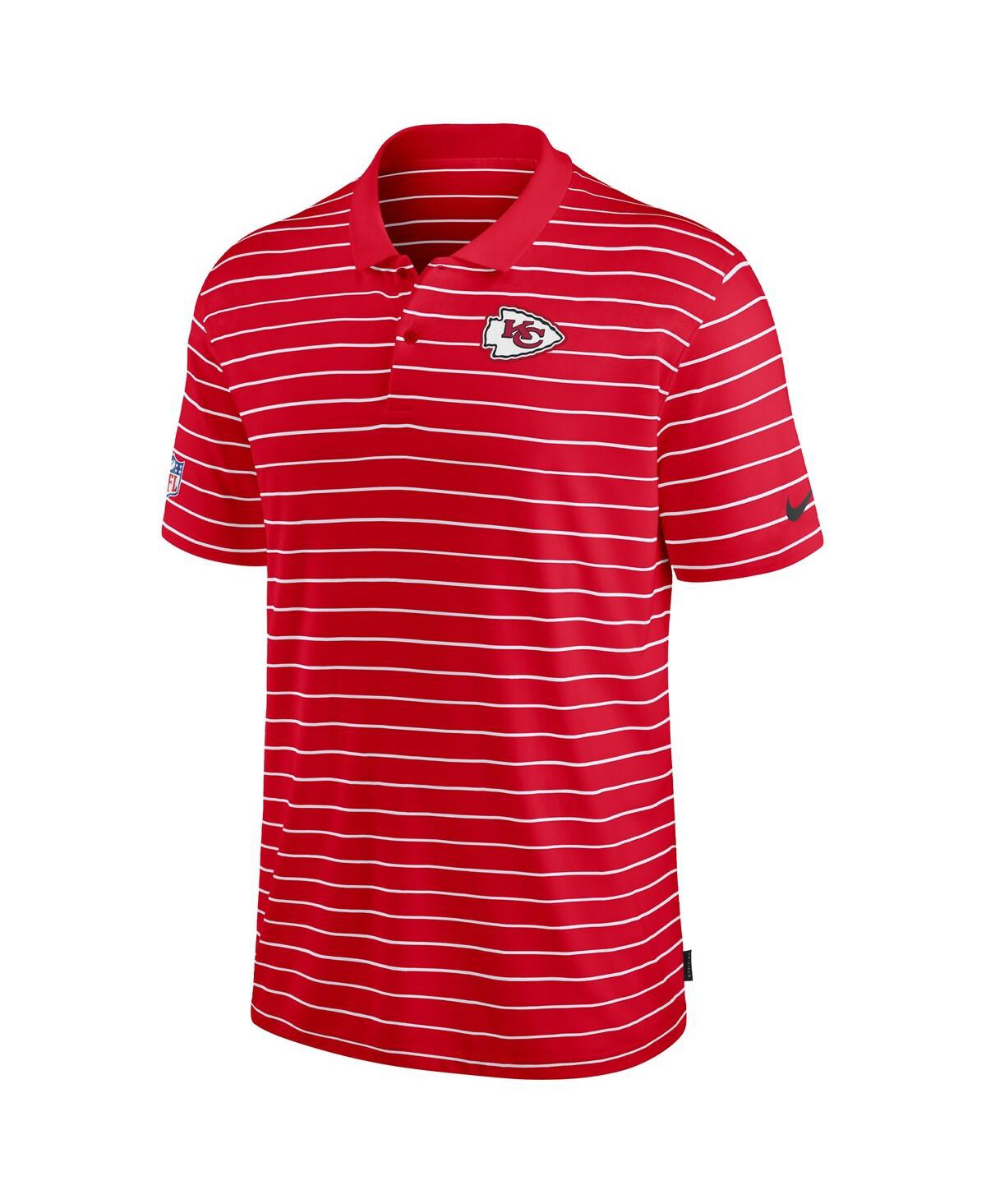 Nike Men's Red Kansas City Chiefs 2022 Sideline Lock Up Victory Performance Polo In Red,white