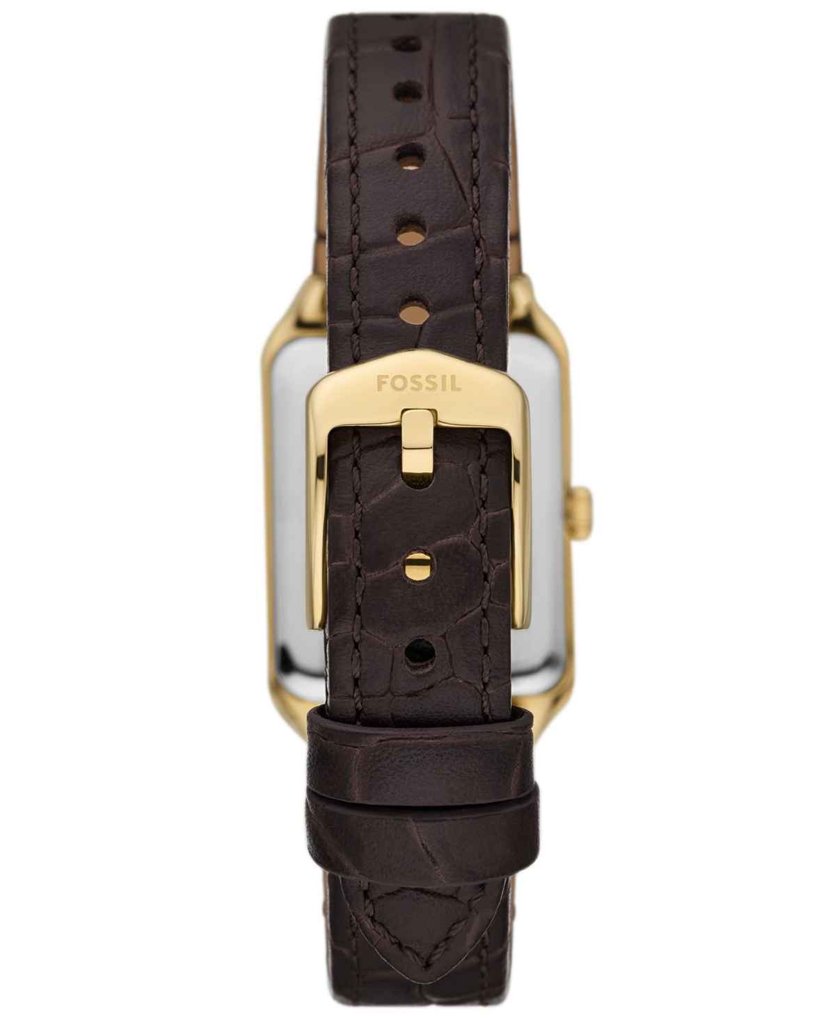 Fossil Women's Quartz Brown Croco Watch 23mm In Brown