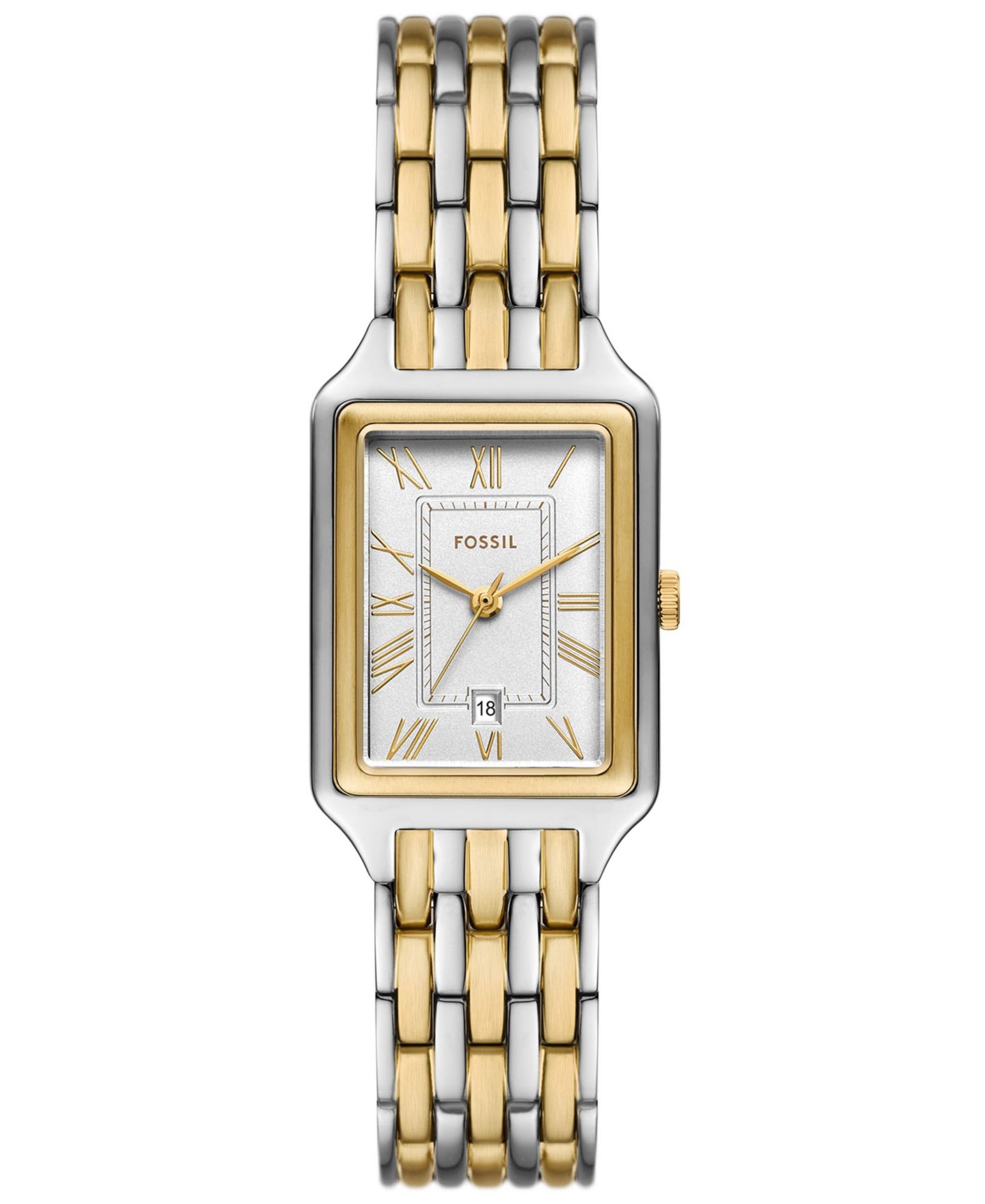 Женские часы Fossil Quartz Two-Tone Stainless Steel Watch 23mm — фото 1