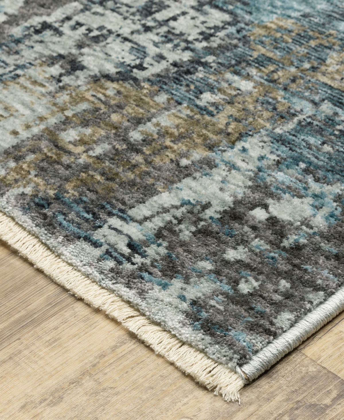 Oriental Weavers Hayden Hay03 3'3x5' Area Rug In Charcoal