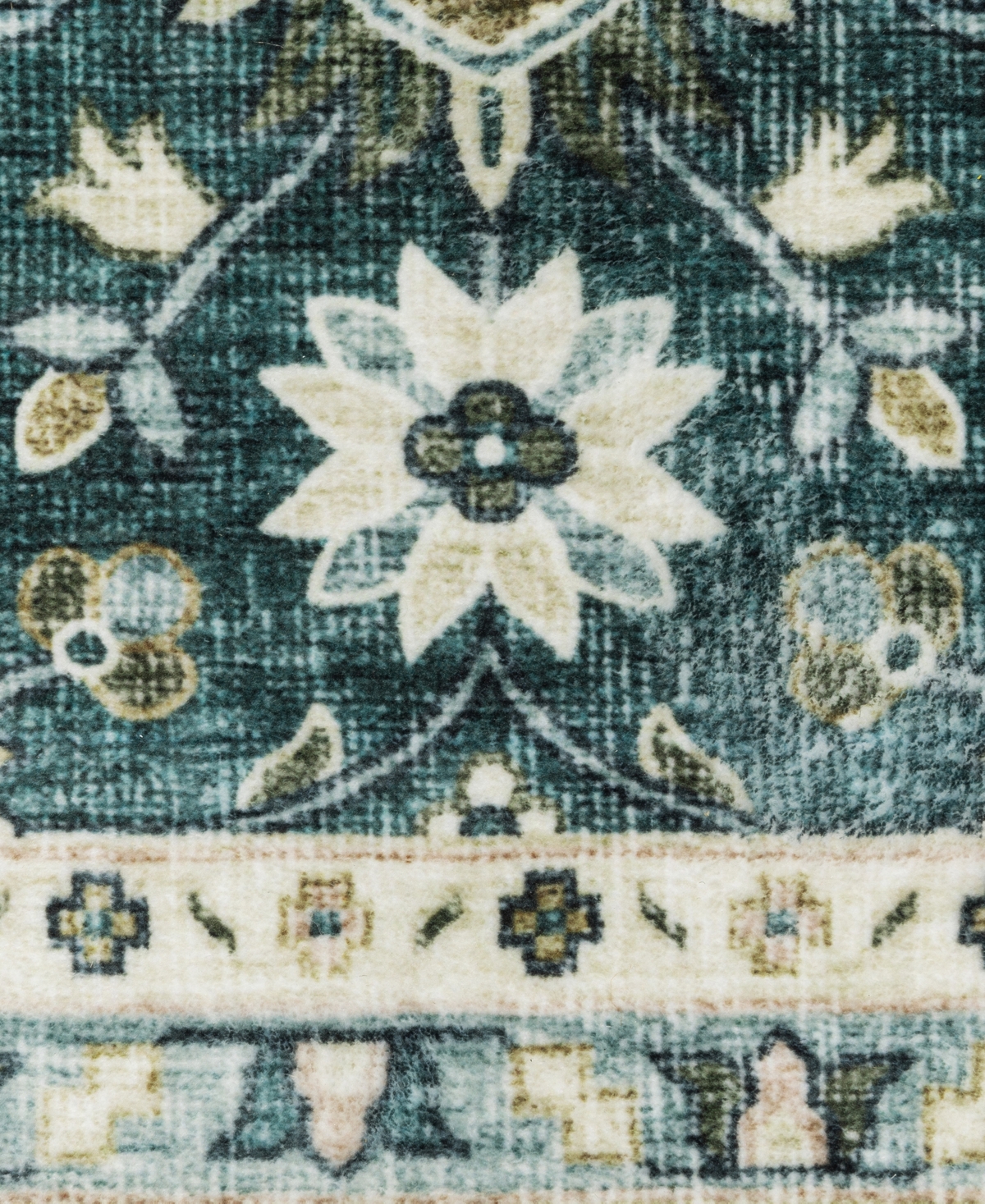 Oriental Weavers Sumter Washable Sum08 2'x8' Runner Area Rug In Blue