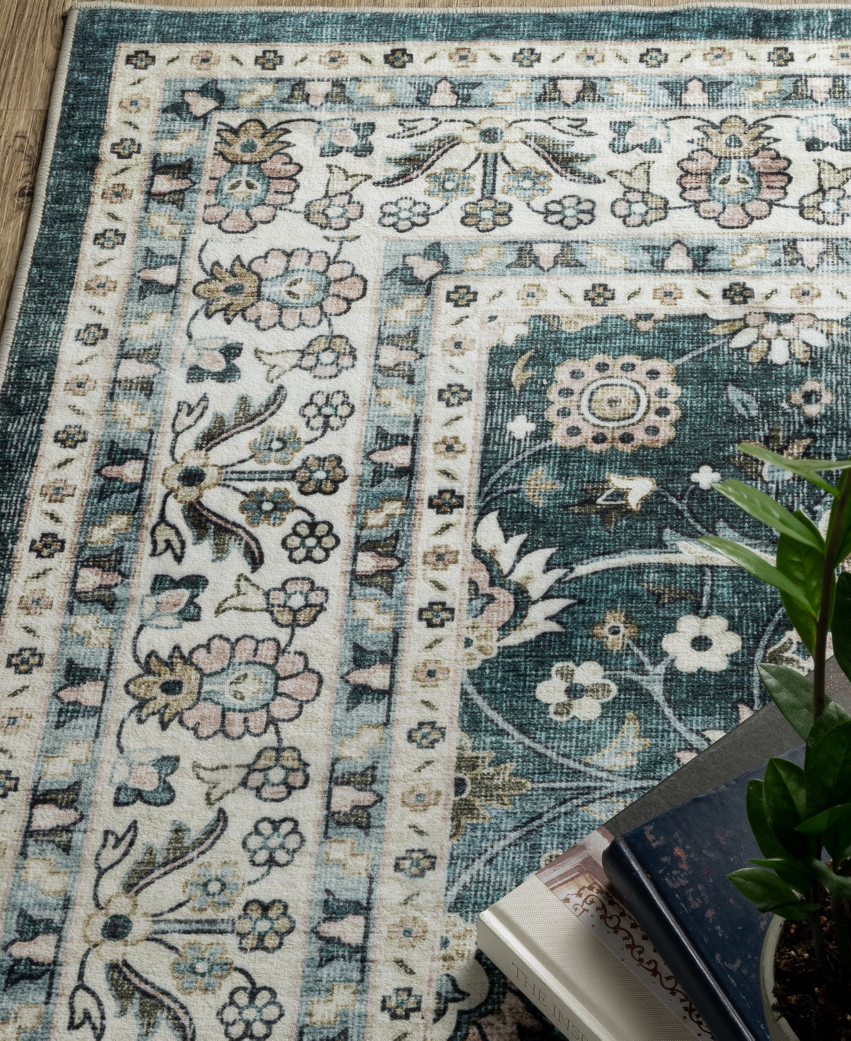 Oriental Weavers Sumter Washable Sum08 2'x8' Runner Area Rug In Blue