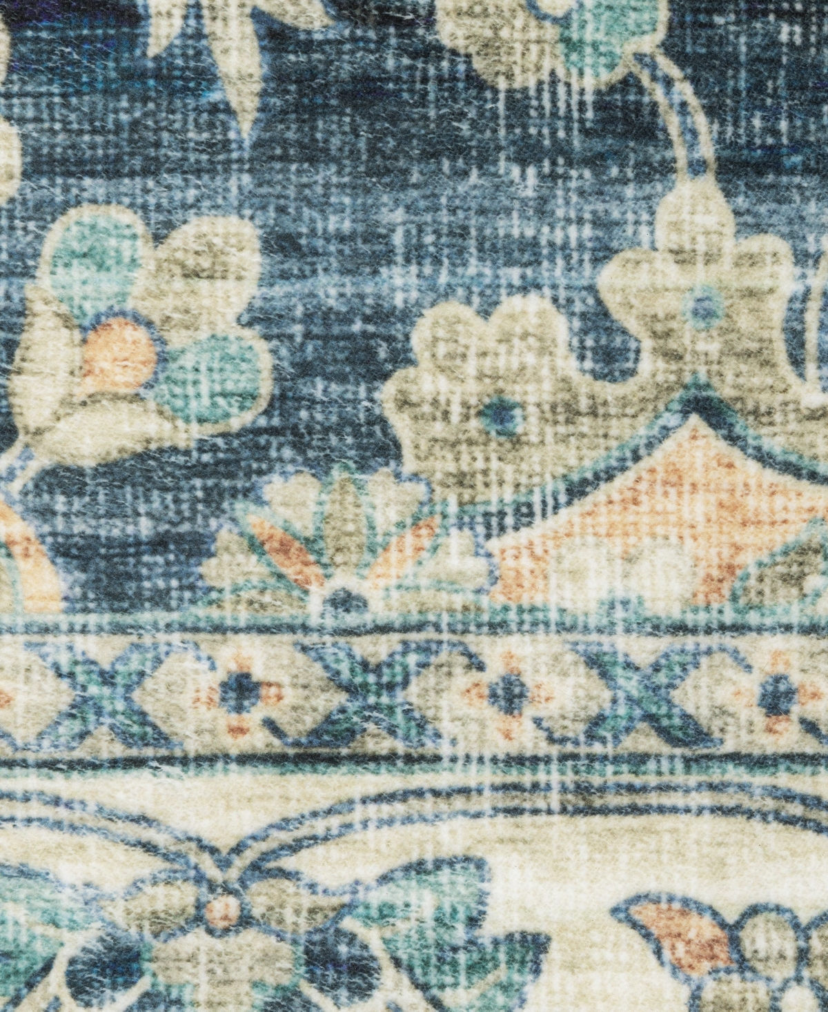 Oriental Weavers Sumter Washable Sum02 7'6x10' Area Rug In Blue