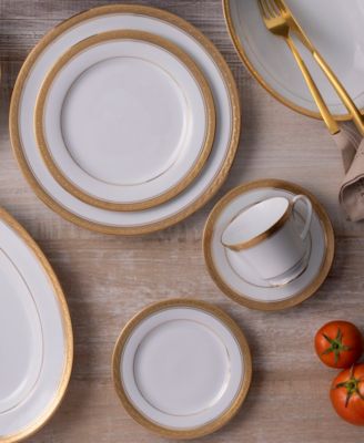 Crestwood Gold Set of 4 Bread & Butter/Appetizer Plates