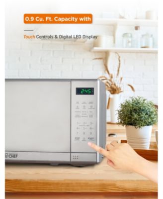 Countertop 0.7 Cu. Ft. 700W, Stainless Steel Microwave Oven