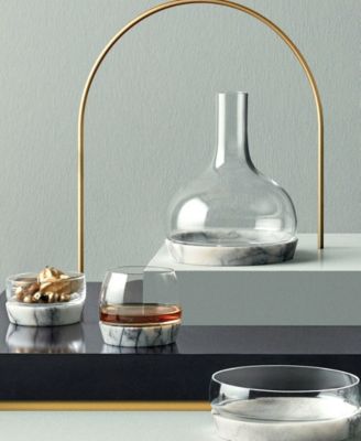 Jazz Wine Decanter with Marble Base, 77 oz.