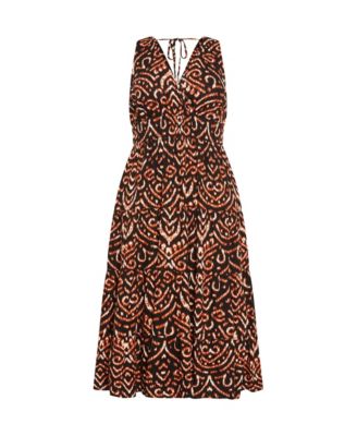 Plus Size Amara Print Maxi Dress
