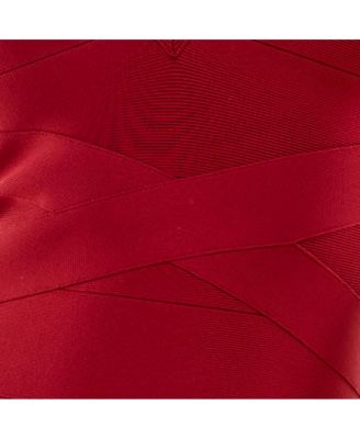 Women's Double V Mini Bandage Dress