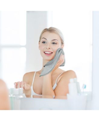 Makeup Removal Kit with Removing Towel 3 Pack Remover Pads Spa Hairband Reusable