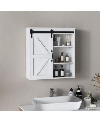 Farmhouse Bathroom Wall Cabinet, Medicine Cabinet,
