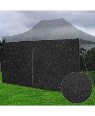 Muro laterale per tenda a baldacchino istantaneo per tettoia