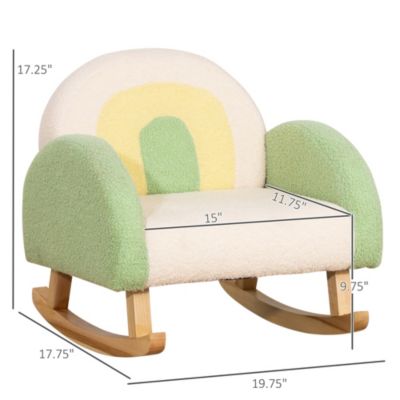 Kids Sofa, Rocking Toddler Sofa Chair, Gift for 18-36 Months,