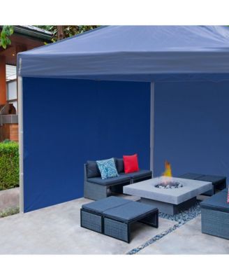 1080D 120g Privacy Sidewall UV30+ Fits 10x10ft Canopy Gazebo 2 Pieces