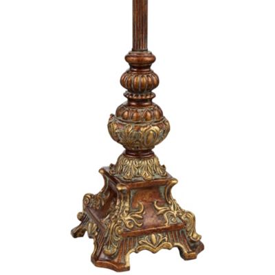 Juliette 36 1/2" Tall Skinny Large Buffet End Table Lamps Set of 2 Brown Light Bronze Finish Living Room Bedroom