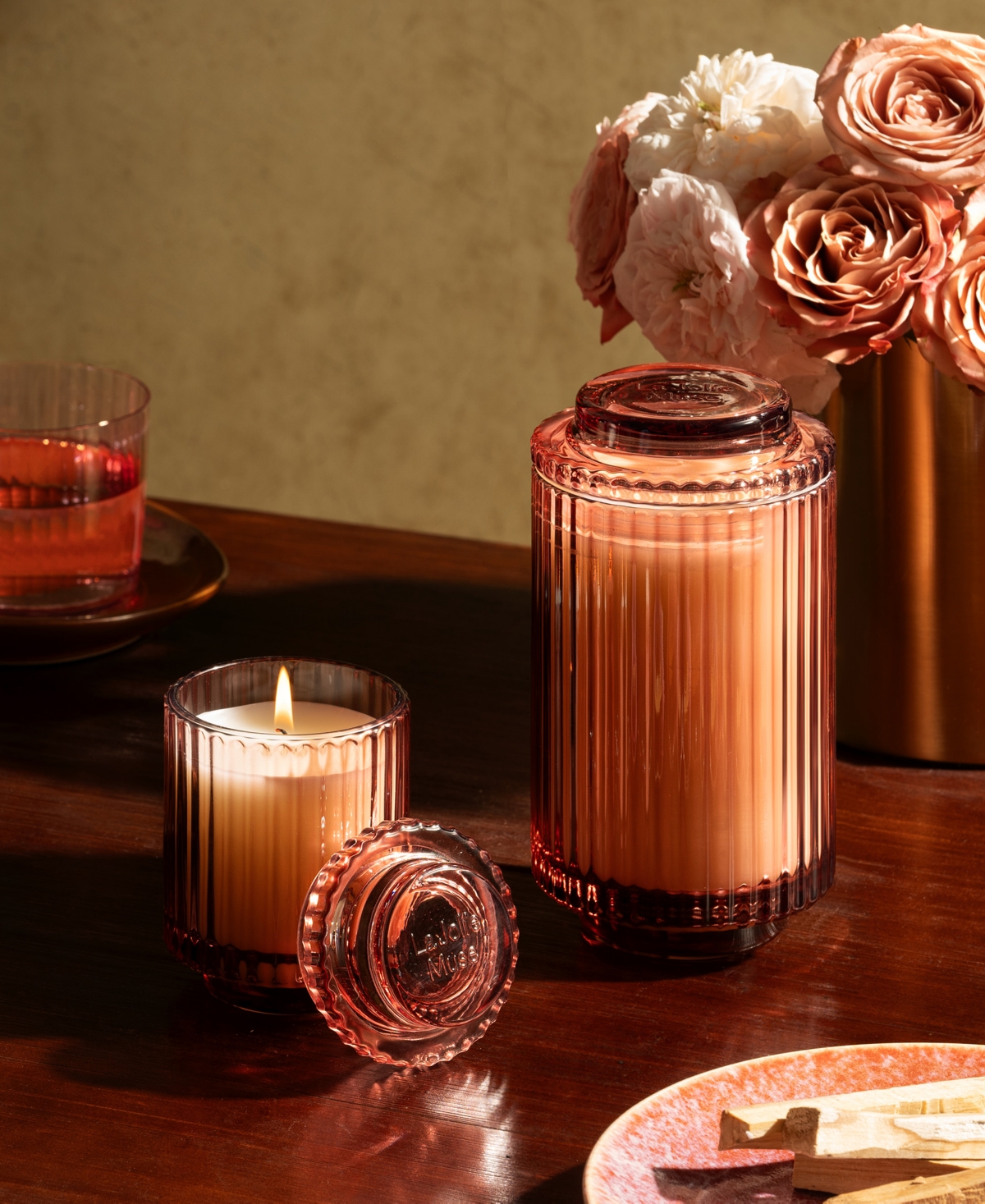 La Jolie Muse Amelie Candle, Santal Rose,