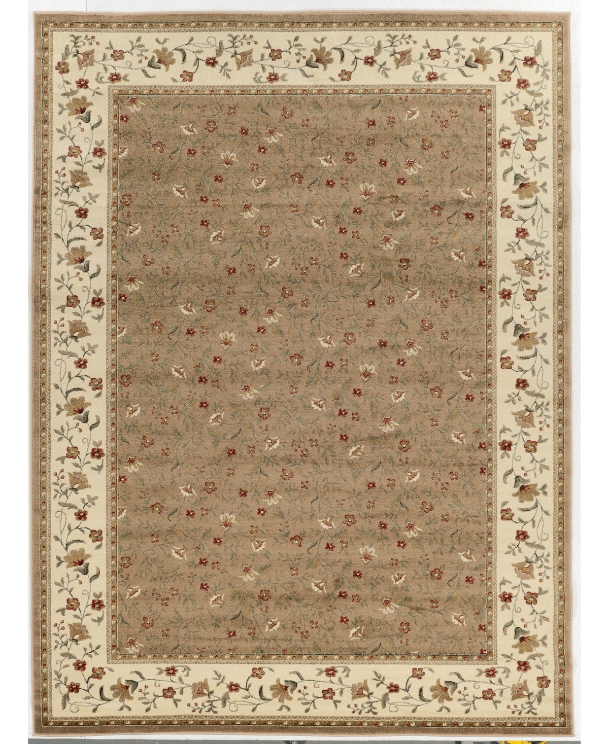 Shop Km Home Closeout!  Pesaro 3'3"x4'11" Area Rug In Beige
