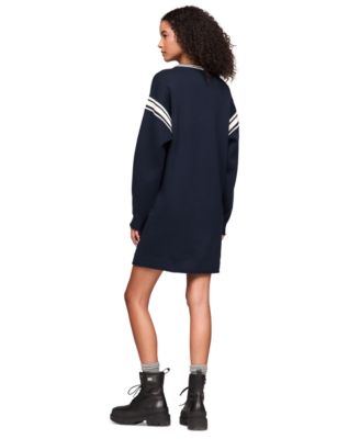 navy velvet dress Carmella Navy Blue Velvet Midi Dress