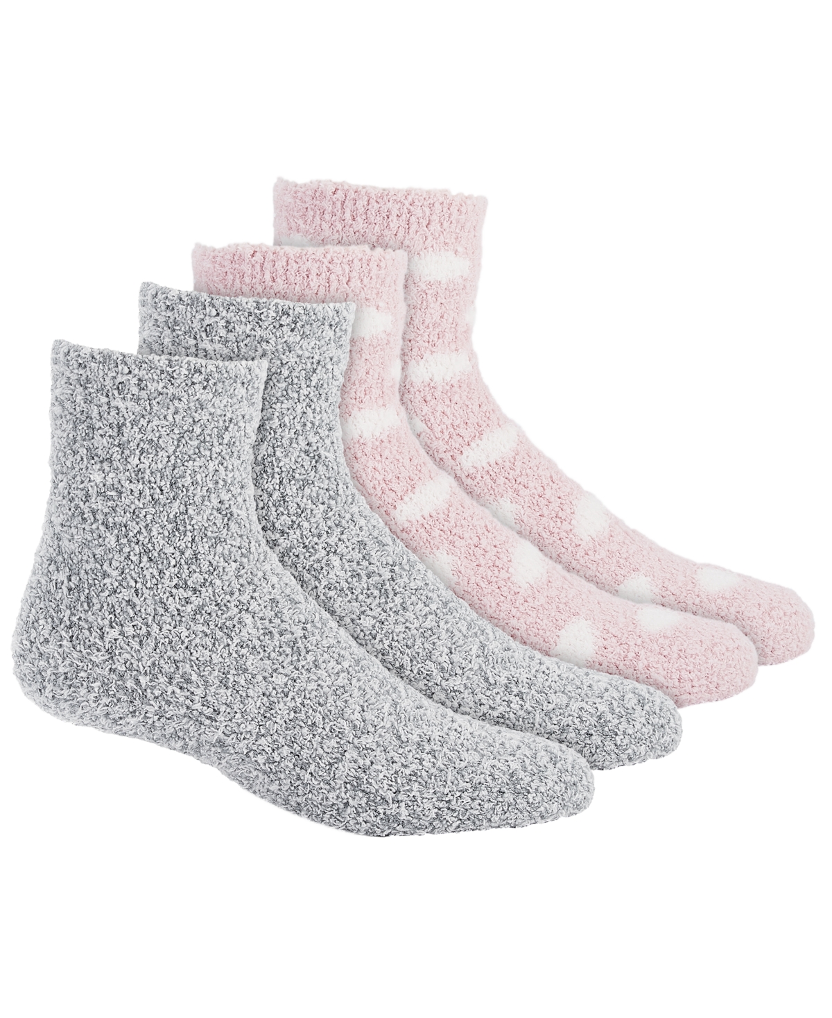 CHARTER CLUB WOMEN'S 2-PK. FUZZY BUTTER SOCKS, CREATED FOR MACY'S 