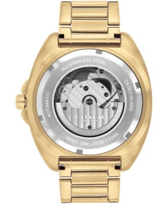 Men's Automatic Gold Charter Stainless Steel Watch 44.5mm