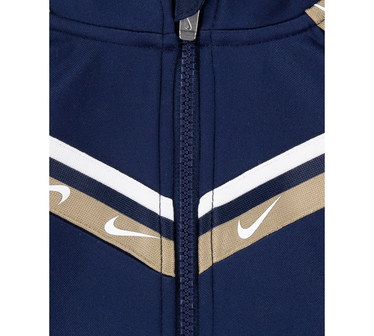 Nike Baby Boys Logo-Taped Pique Coverall